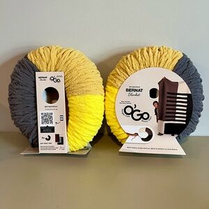 Discontinued Bernat Blanket O’Go Yarn in Sunshine